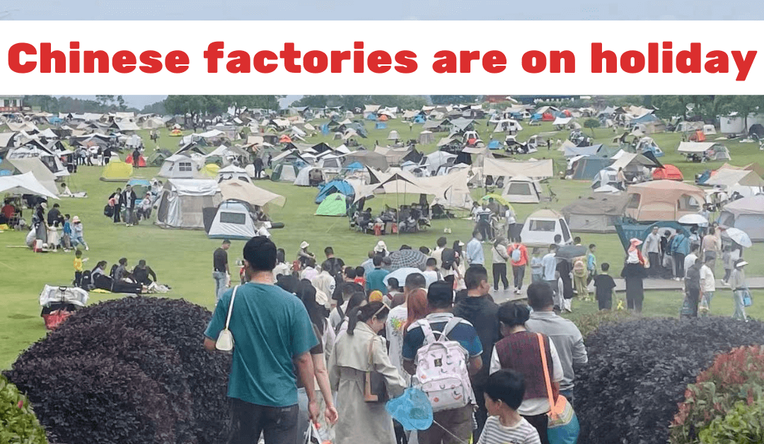 Brands PSA: Chinese Factories Are Closed for a Week for Labour Day