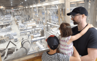 Exploring a 200-Year-Old Granite Factory Mixing Work and Family Fun