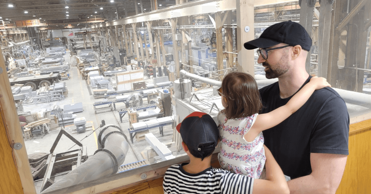 Exploring a 200-Year-Old Granite Factory: Mixing Work and Family Fun