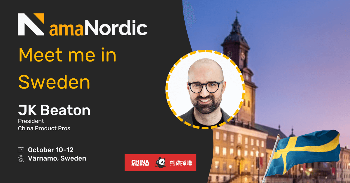 China Product Pros in Sweden at amaNordic 2024 China Product Pros in Sweden at amaNordic 2024