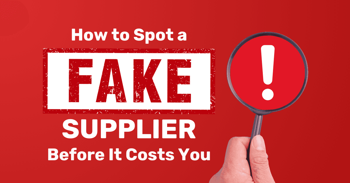 Finding Legit Suppliers Without Getting Scammed
